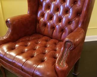 Detail: tufted wingbacks