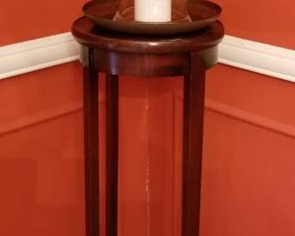 One of pr candle stands w/hurricanes
