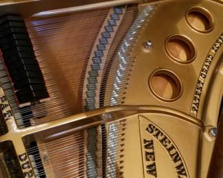 Detail: 1926 Steinway & Sons baby grand piano