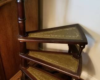 Vintage library steps