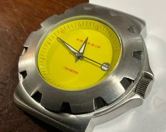 100M Android Yellow Watch Face