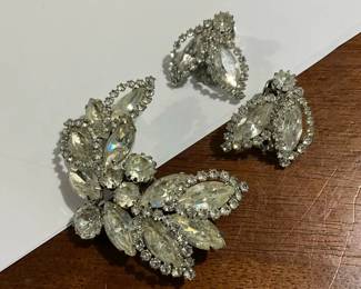 Albert Weiss Clear Rhinestone Jewelry