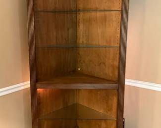 Maco Corner Display Cabinet