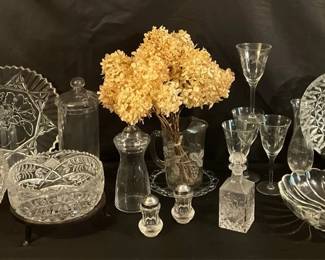 Glass and Crystal Serving