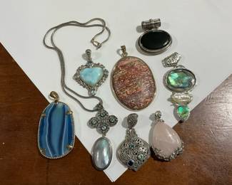 Gemstone Pendants  Chains
