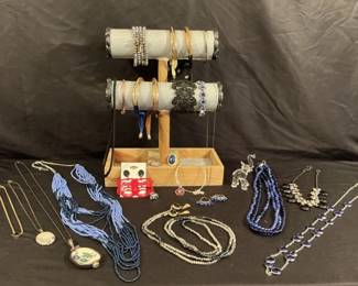 Black, Blue,  Bulldog Jewelry For You