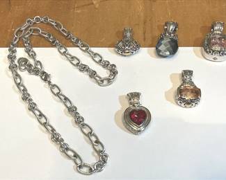 JM Ruby Heart Pendant  Friends