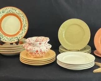 Pier 1 And Crate  Barrel Assorted Dishes