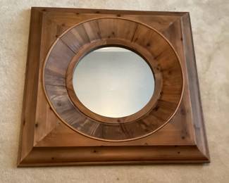 VINTAGE WOOD MIRROR
