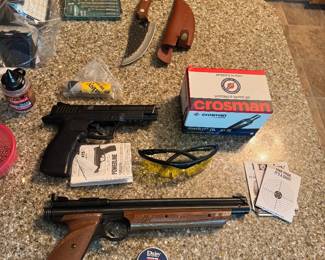 kitchen. both BB guns
