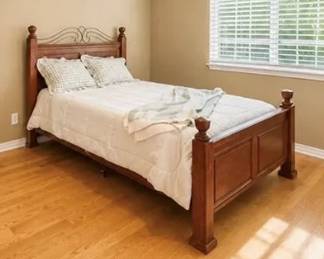 Queen Bed Wood Frame
