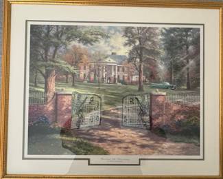 Thomas Kinkade "Graceland, 50th Anniversary" Limited Edition Print