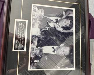 Framed Frank Sinatra and Dean Martin Quote Print