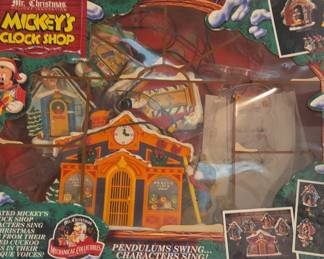 1993 Mr. Christmas Disney Mickey's Clock Shop