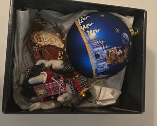 Disney Parks Mickey Mouse and Cinderella Castle Ornament