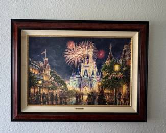Thomas Kinkade Studios 'Main Street, U.S.A. Walt Disney World Resort' Framed Print