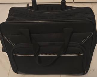 Generic Black Rolling Laptop Briefcase
