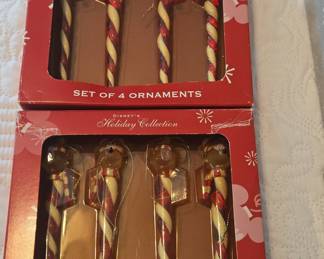 Disney's Holiday Collection Candy Cane Ornaments (Set of 4)