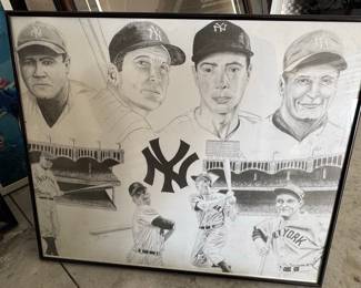 New York Yankees Legends Art Print