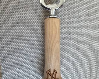 New York Yankees Baseball Bat Handle Bottle Opener