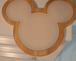 Disney Mickey Mouse Head Shaped Cheese Board with Tools
