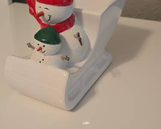 Lenox Holiday Entertaining Snowman Candy Dish