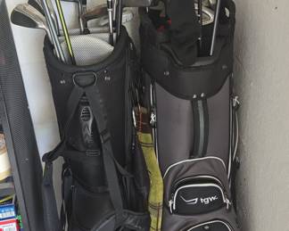 Assorted Mixed Golf Club Set with Two Bags