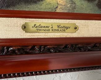 Thomas Kinkade "Julianne's Cottage" Framed Print