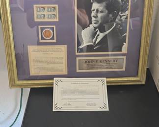 John F. Kennedy Limited Edition Commemorative Display (The Score Board, Inc.)