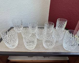 Waterford Lismore Crystal Tumblers - Set of 11