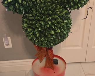 Disney Magic Holiday Mickey Mouse Lighted Topiary