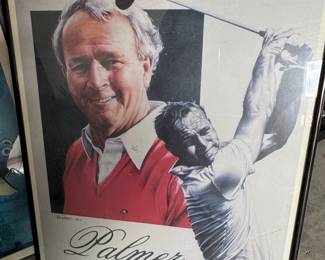Arnold Palmer Limited Edition Lithograph by Tim Cortes - Signed and Numbered