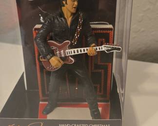 Elvis Presley '68 Comeback Special Hand-Crafted Glass Ornament