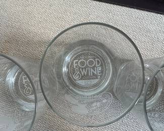 2016 Epcot Food & Wine Festival Passholder Lowball Glasses (Set of 3)