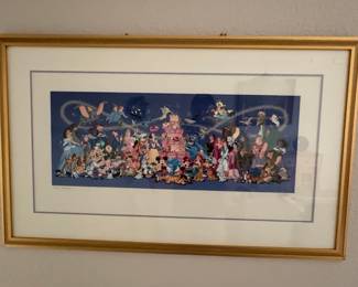 Disney Characters Limited Edition Print by Costa Alavezos