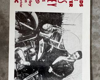 Elvis Presley 1956 Harley-Davidson KH 'Legends Live Forever' Print