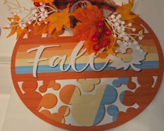 Disney Mickey Mouse Fall Door Hanger