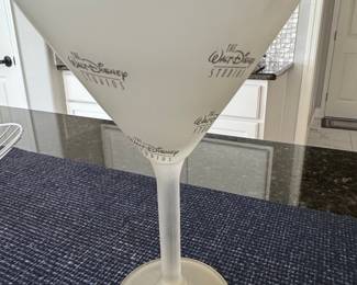 The Walt Disney Studios Frosted Martini Glass