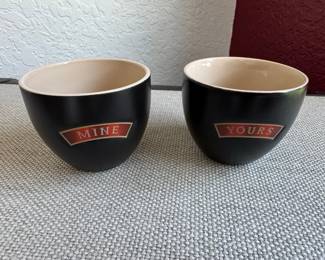 Baileys Irish Cream 'Mine and Yours' Ceramic Espresso Cups
