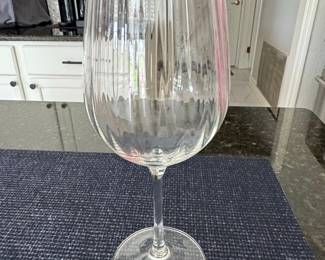 Galway Crystal Ribbed Wine Glass