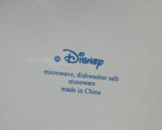 Disney Mickey Mouse Silhouette Stoneware Salad Plate