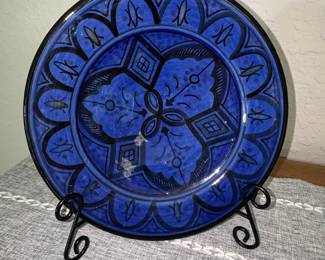 Poterie Serghini Moroccan Ceramic Plate