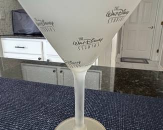 The Walt Disney Studios Frosted Martini Glass