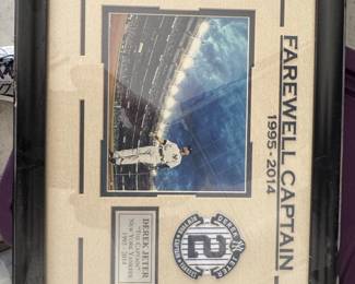 Derek Jeter "Farewell Captain" Commemorative Framed Display