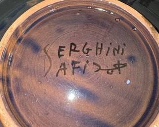 Poterie Serghini Moroccan Ceramic Plate