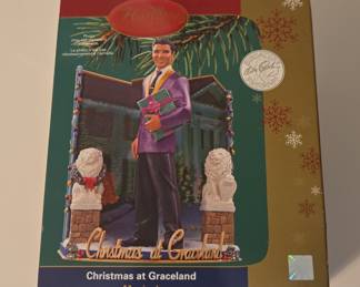 Carlton Heirloom Elvis Presley "Christmas at Graceland" Musical Ornament