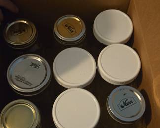 Assorted Mason Canning Jars