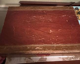 Silverplate Flatware Set in Wooden Case