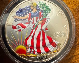 2000 American Silver Eagle - Colorized Edition