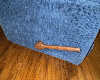 Lane Furniture Blue Fabric Recliner